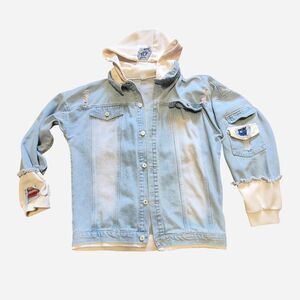 Unbranded Women's White and Blue Jacket